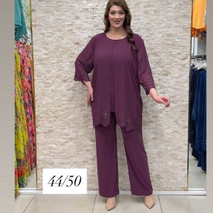 Ljubičasti svečani komplet