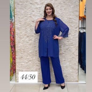 Plavi komplet sa cirkonima