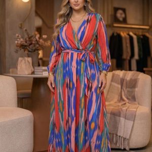 Lepršava haljina plus size
