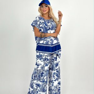 Belo-plavi komplet PLUS SIZE